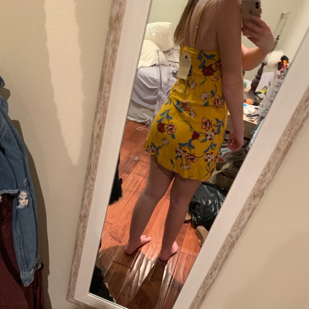 Yellow floral sundress - Picture 4 of 6